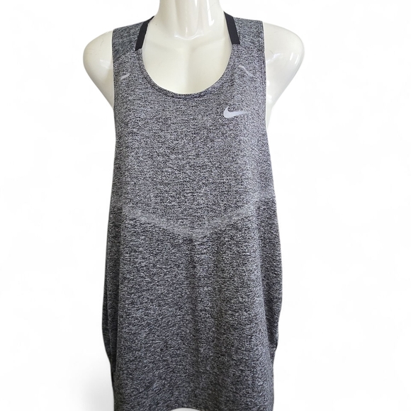 Nike Running Heathered Gray Tank - Picture 1 of 5